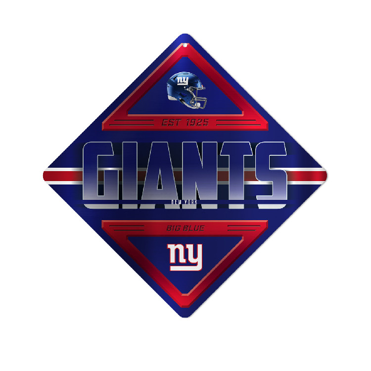 New York Giants Sign Metal Diamond Shape