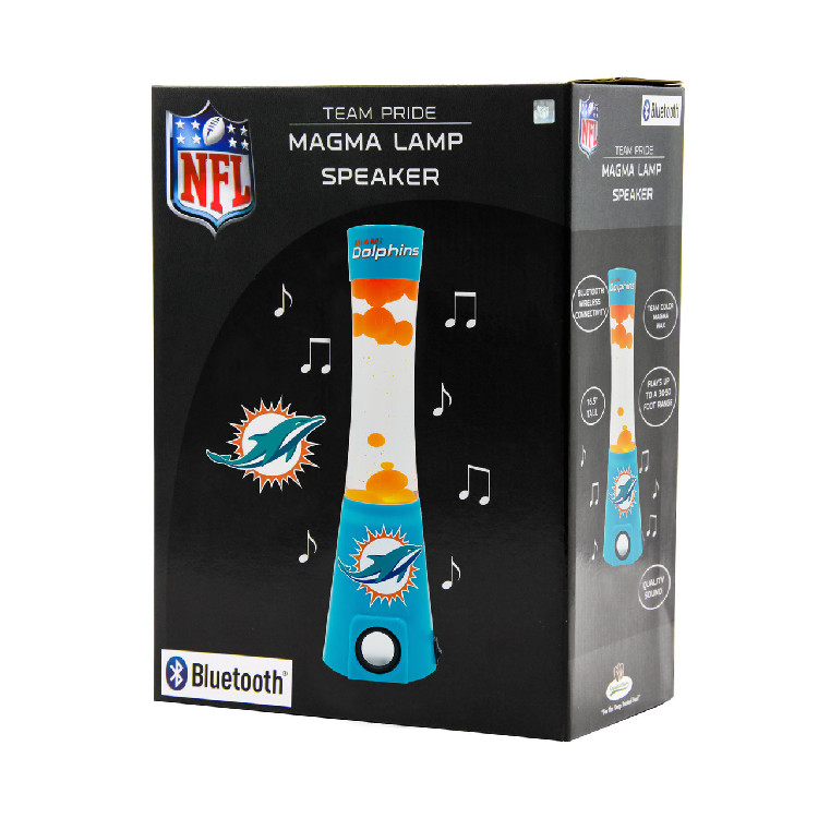 Miami Dolphins Magma Lamp - Bluetooth Speaker