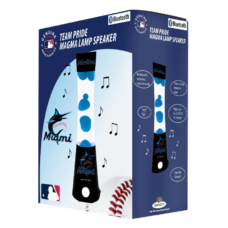 Miami Marlins Magma Lamp - Bluetooth Speaker