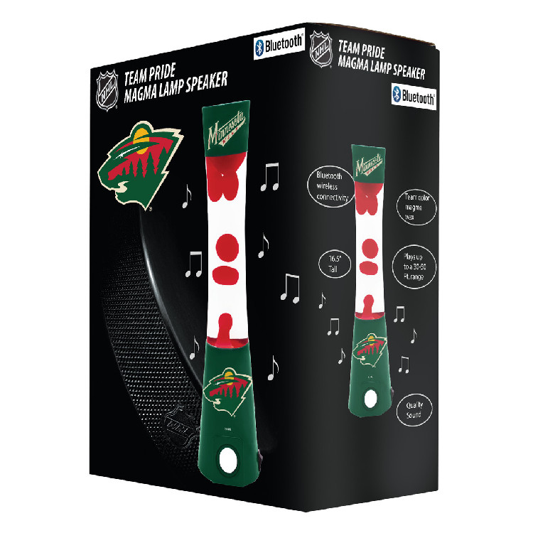 Minnesota Wild Magma Lamp - Bluetooth Speaker