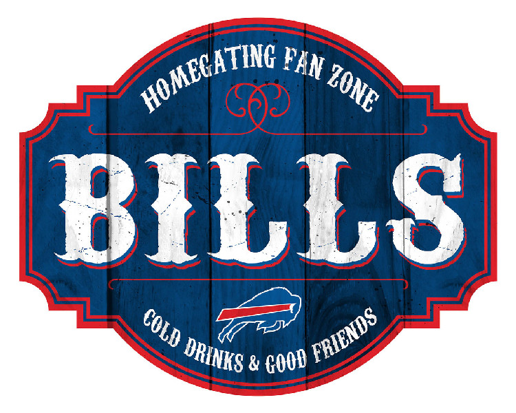 Buffalo Bills Sign Wood 12 Inch Homegating Tavern