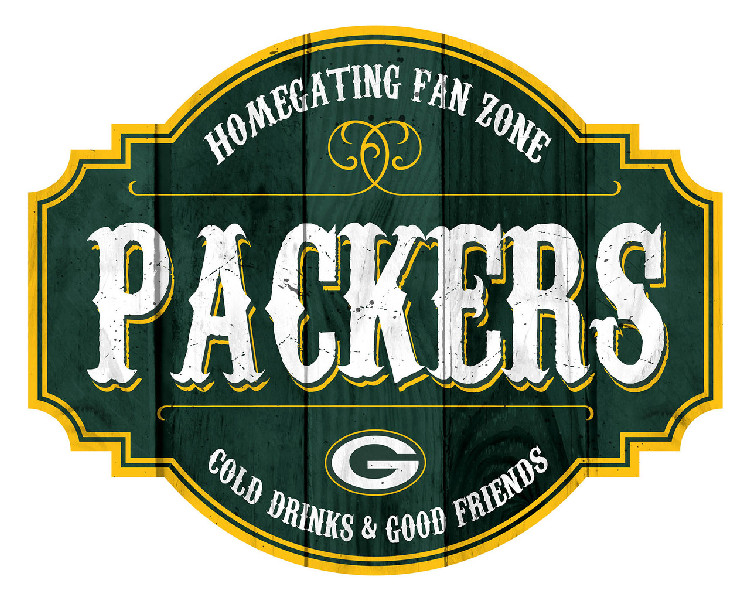 Green Bay Packers Sign Wood 12 Inch Homegating Tavern