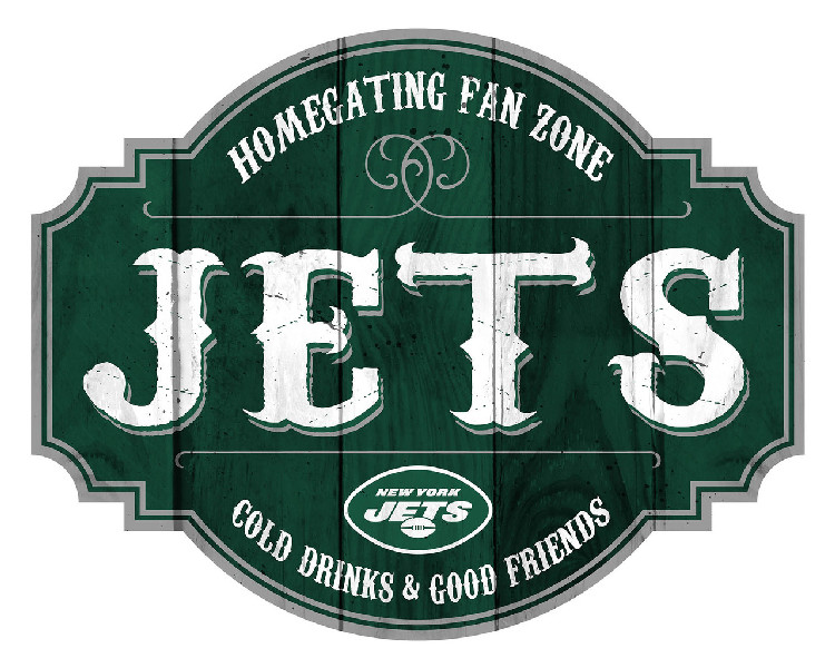 New York Jets Sign Wood 12 Inch Homegating Tavern