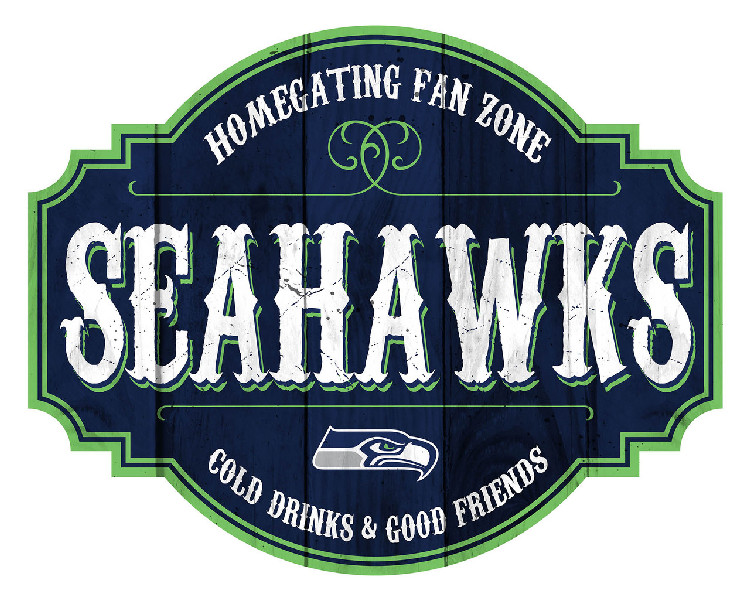 Seattle Seahawks Sign Wood 12 Inch Homegating Tavern