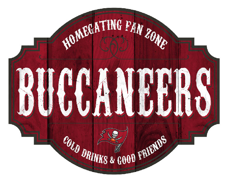 Tampa Bay Buccaneers Sign Wood 12 Inch Homegating Tavern