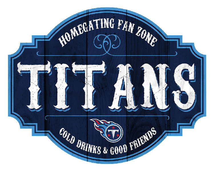 Tennessee Titans Sign Wood 12 Inch Homegating Tavern