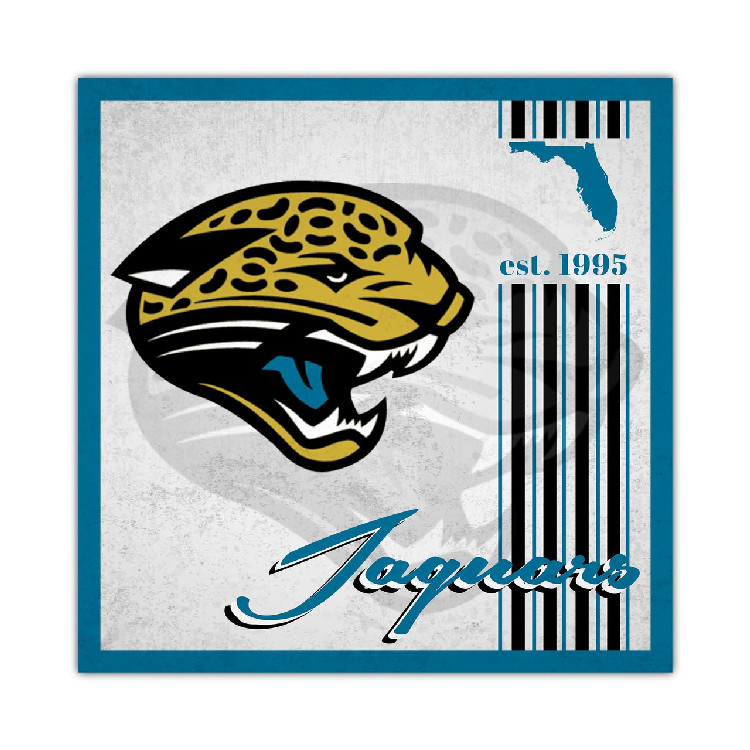 Jacksonville Jaguars Sign Wood 10x10 Album Design