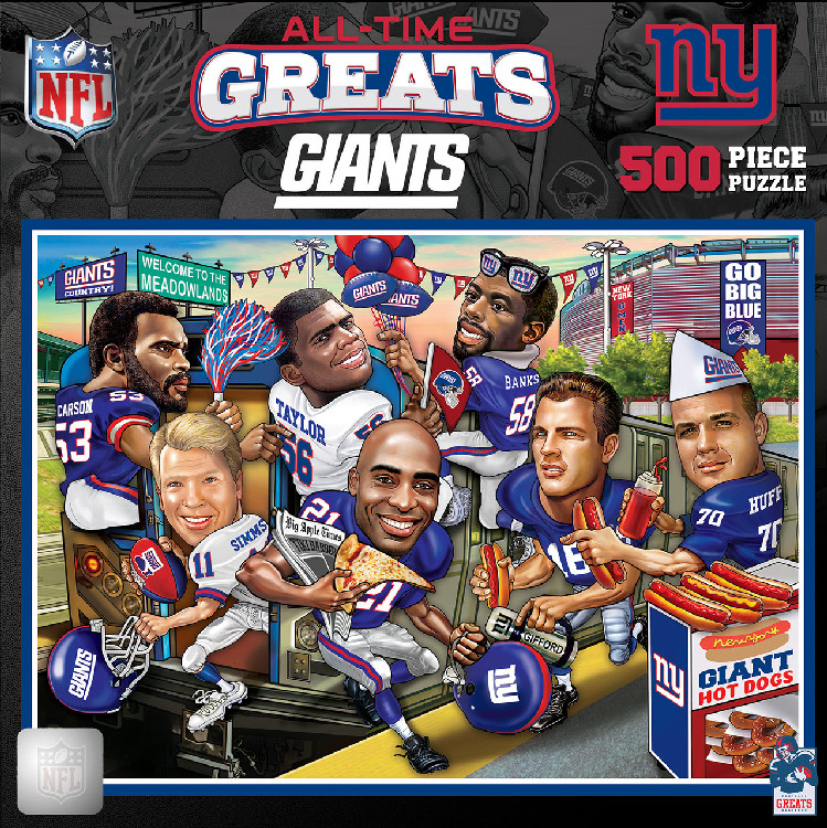 New York Giants Puzzle 500 Piece All-Time Greats