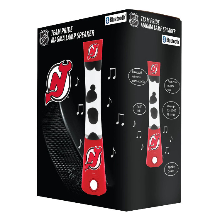 New Jersey Devils Magma Lamp - Bluetooth Speaker