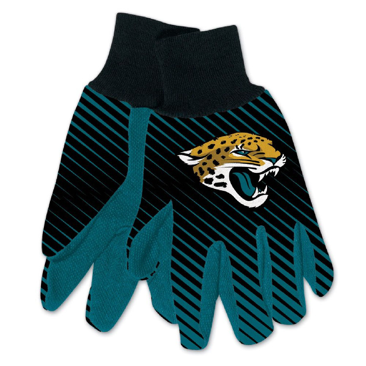 Jacksonville Jaguars Two Tone Adult Size Gloves