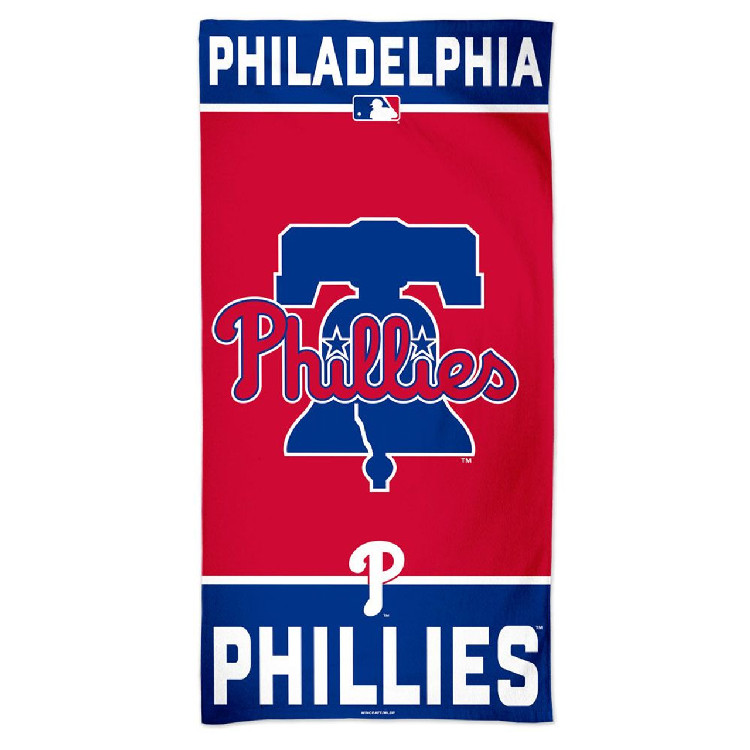 Philadelphia Phillies Towel 30x60 Beach Style