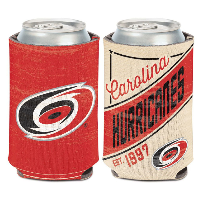 Carolina Hurricanes Can Cooler Vintage Design