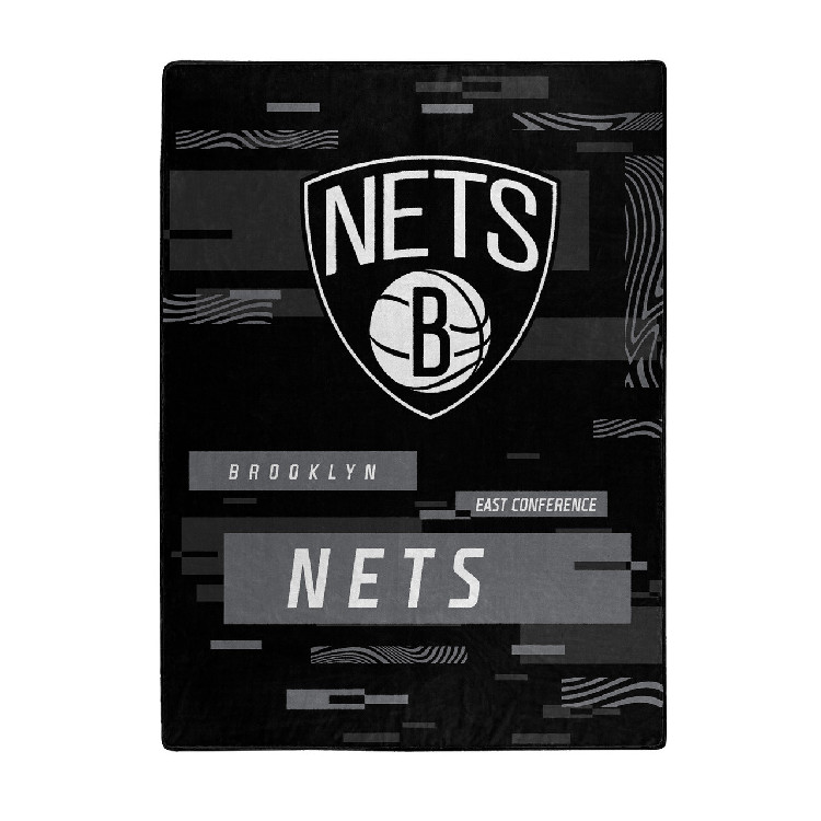 Brooklyn Nets Blanket 60x80 Raschel Digitize Design