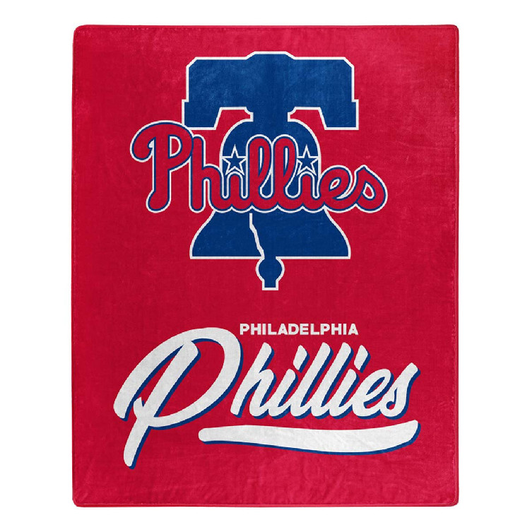 Philadelphia Phillies Blanket 50x60 Raschel Signature Design