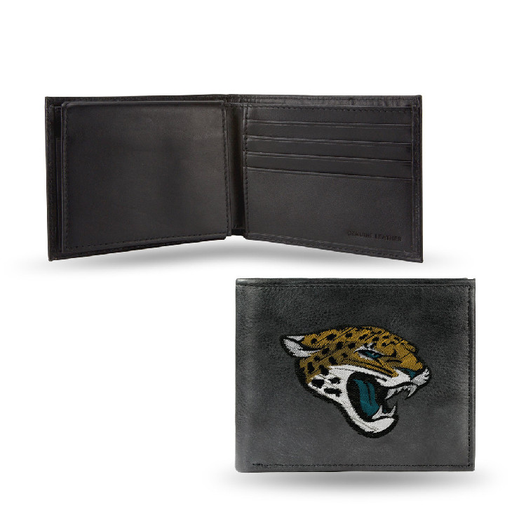 Jacksonville Jaguars Embroidered Leather Billfold