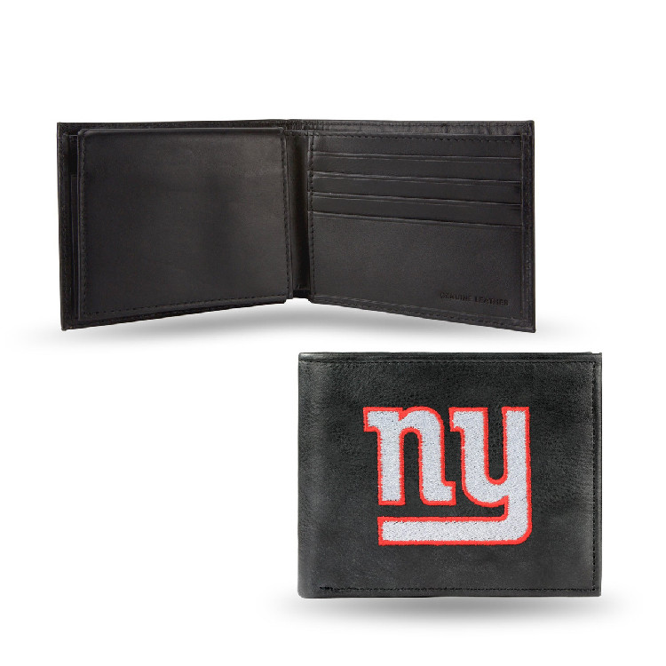 New York Giants Embroidered Leather Billfold