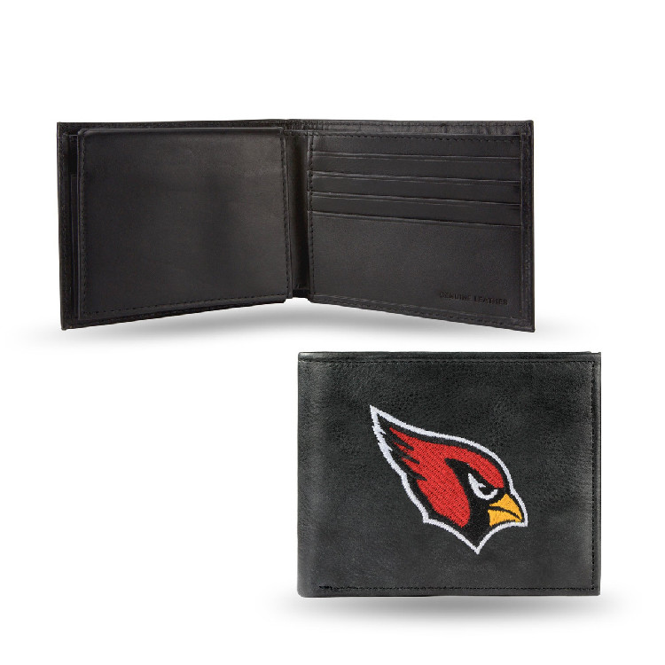 Arizona Cardinals Embroidered Leather Billfold