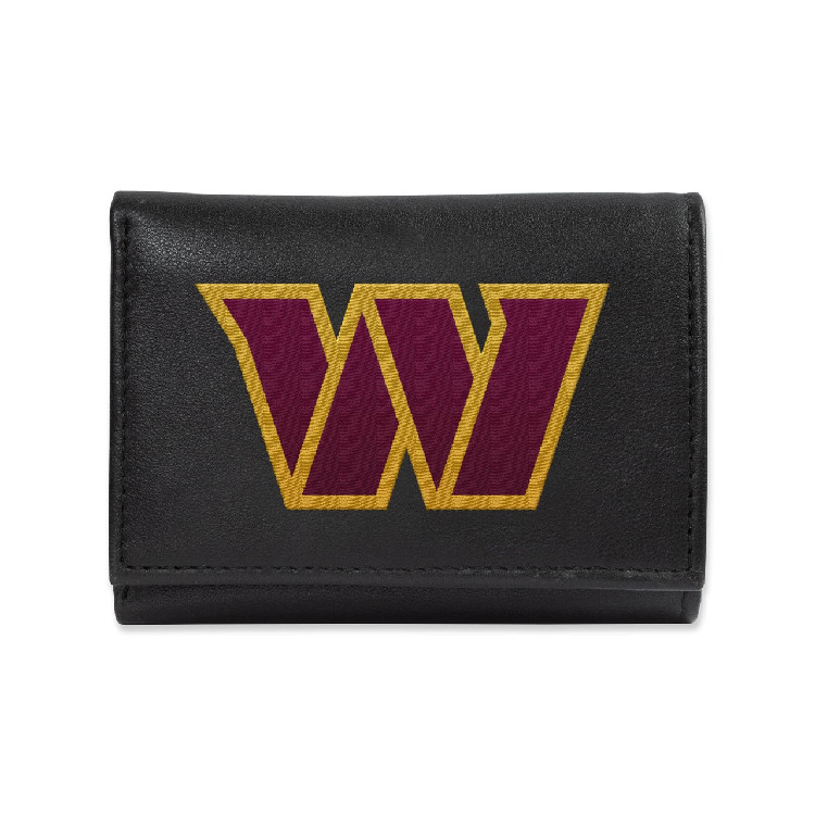 Washington Commanders Wallet Trifold Leather Embroidered