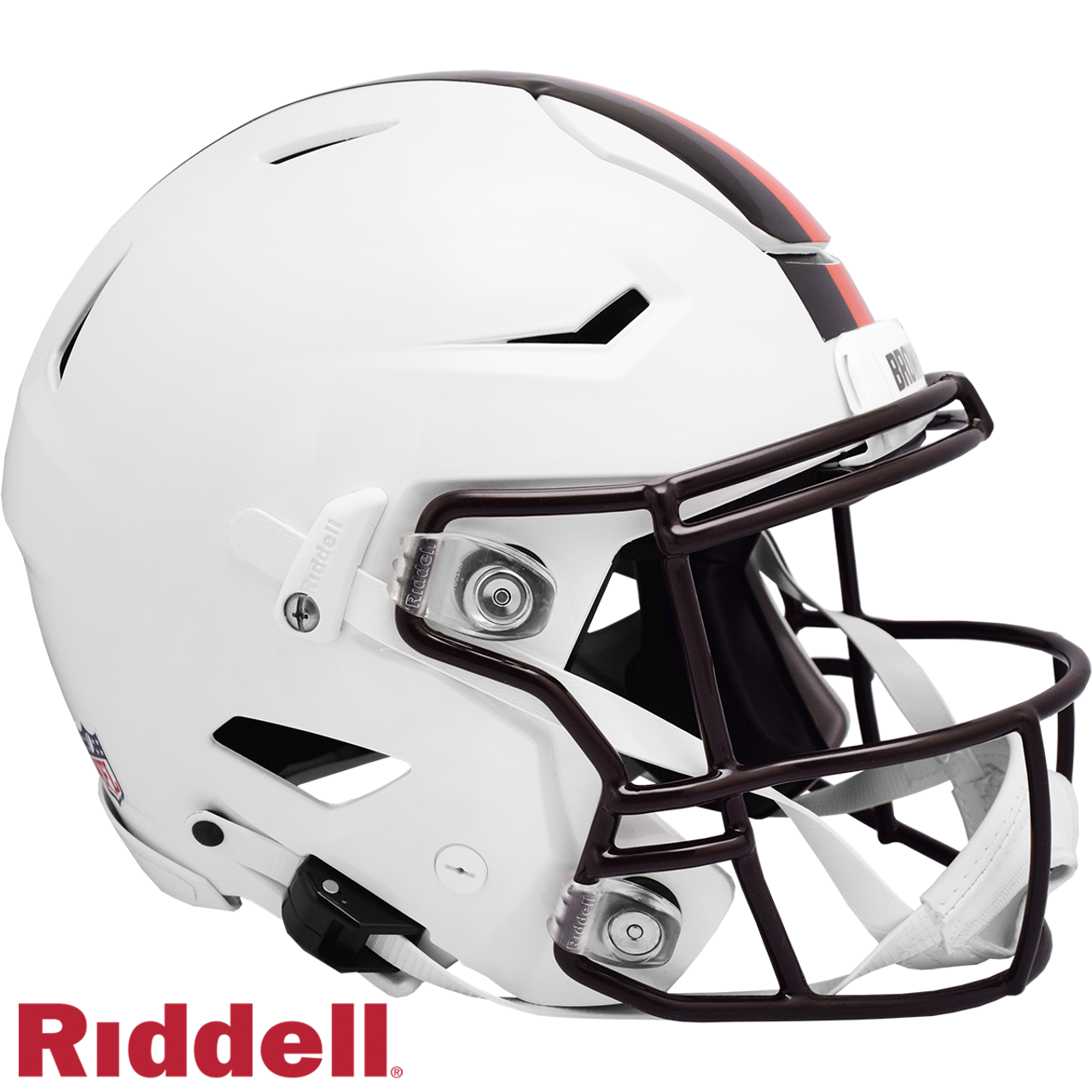 Cleveland Browns Helmet Riddell Authentic Full Size SpeedFlex Style On-Field Alternate 2023 White Out