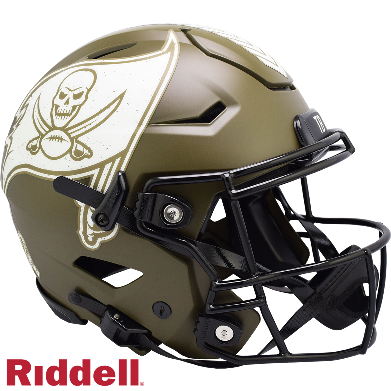 Tampa Bay Buccaneers Helmet Riddell Authentic Full Size SpeedFlex Style Salute To Service