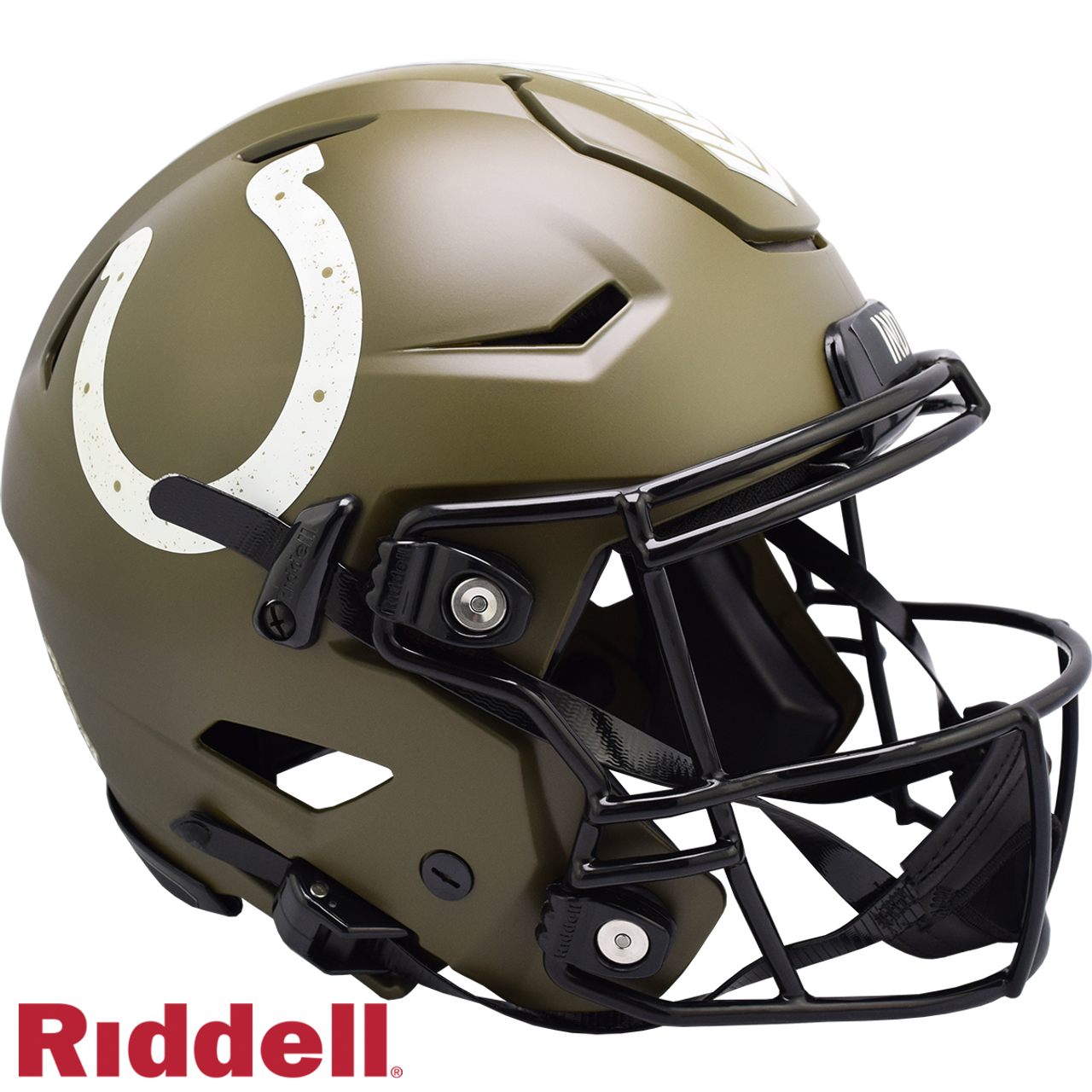 Indianapolis Colts Helmet Riddell Authentic Full Size SpeedFlex Style Salute To Service