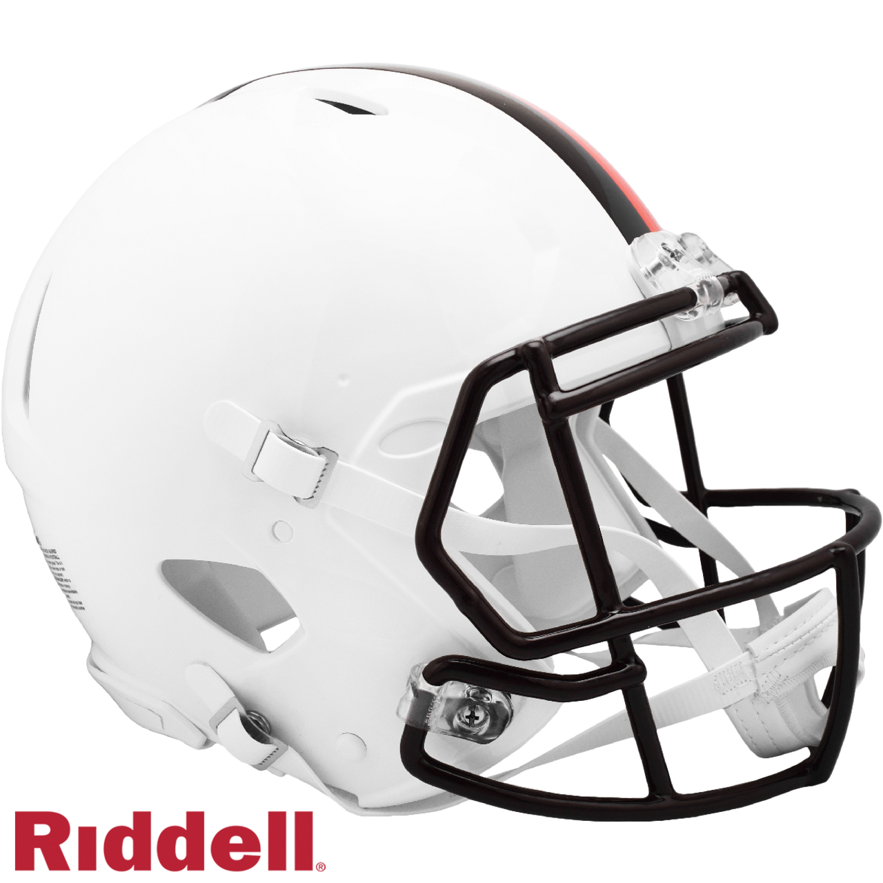 Cleveland Browns Helmet Riddell Authentic Full Size Speed Style On-Field Alternate 2023 White Out