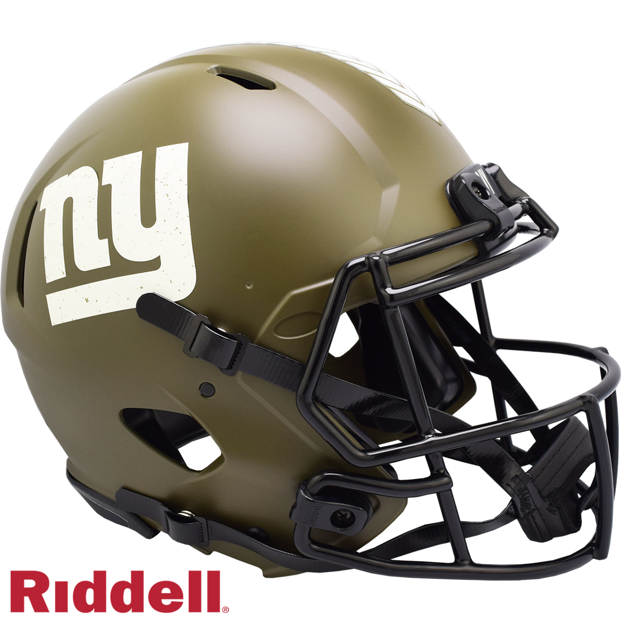 New York Giants Helmet Riddell Authentic Full Size Speed Style Salute To Service