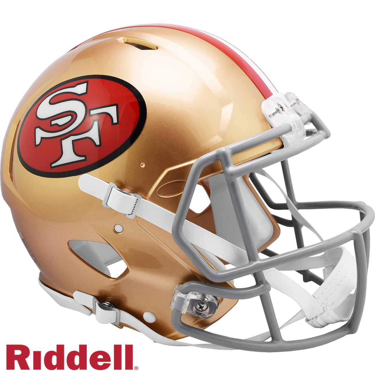 San Francisco 49ers Helmet Riddell Authentic Full Size Speed Style 1964-1995 T/B Special Order