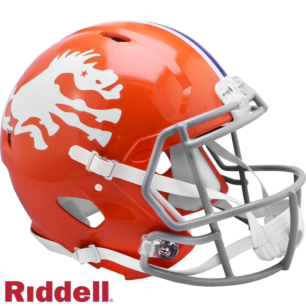 Denver Broncos Helmet Riddell Authentic Full Size Speed Style 1966 T/B