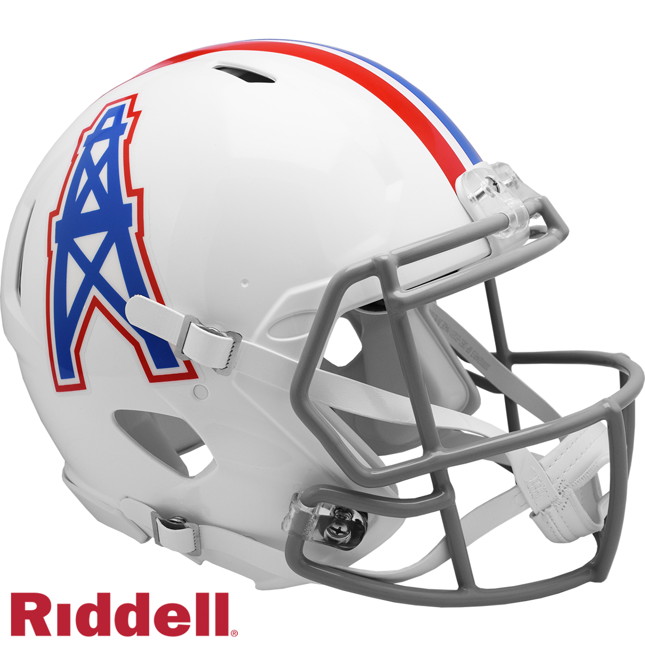 Houston Oilers Helmet Riddell Authentic Full Size Speed Style 1975-1980 T/B