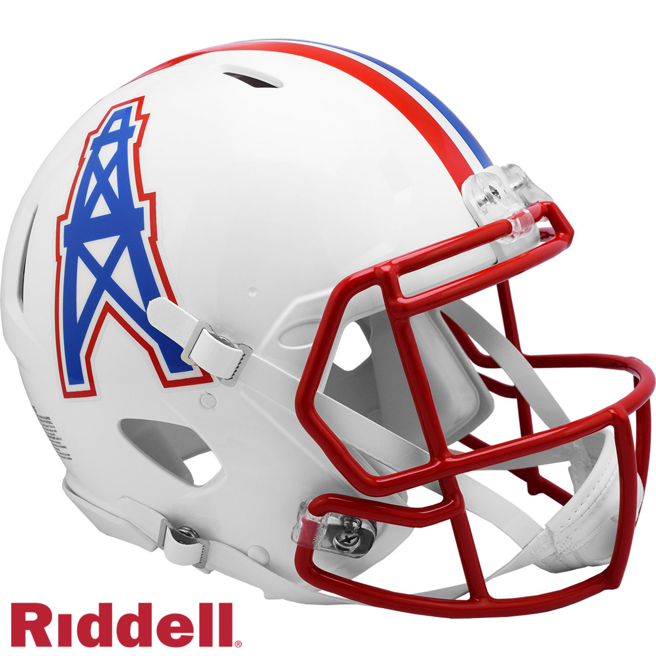 Houston Oilers Helmet Riddell Authentic Full Size Speed Style 1981-1998 T/B