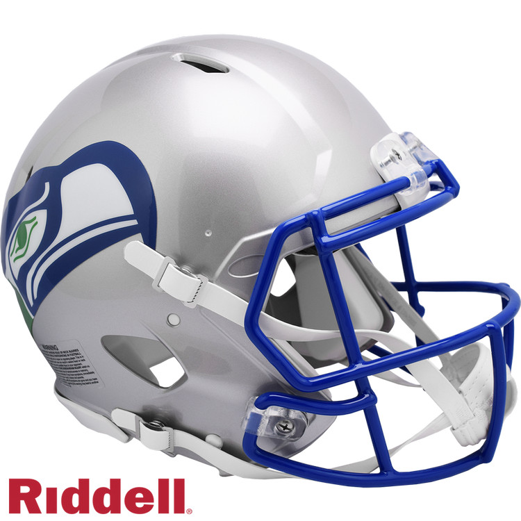 Seattle Seahawks Helmet Riddell Authentic Full Size Speed Style 1983-2001 T/B