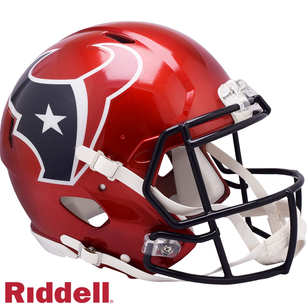 Houston Texans Helmet Riddell Authentic Full Size Speed Style On-Field Alternate