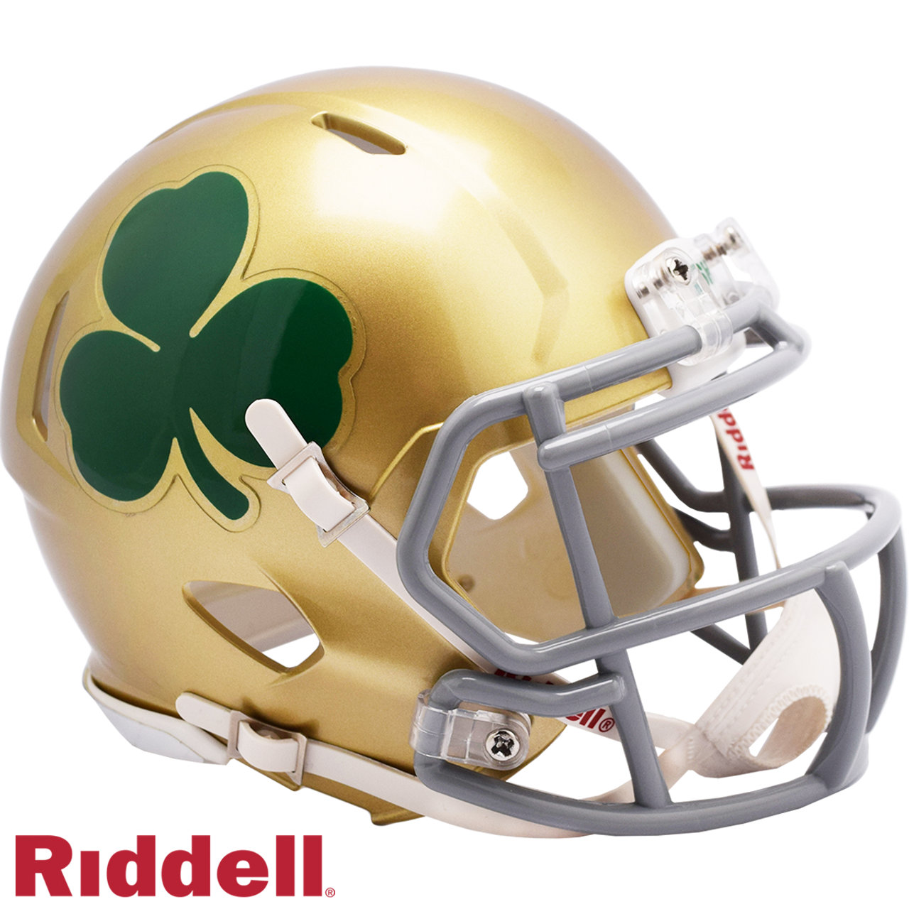 Notre Dame Fighting Irish Helmet Riddell Replica Mini Speed Style Shamrock