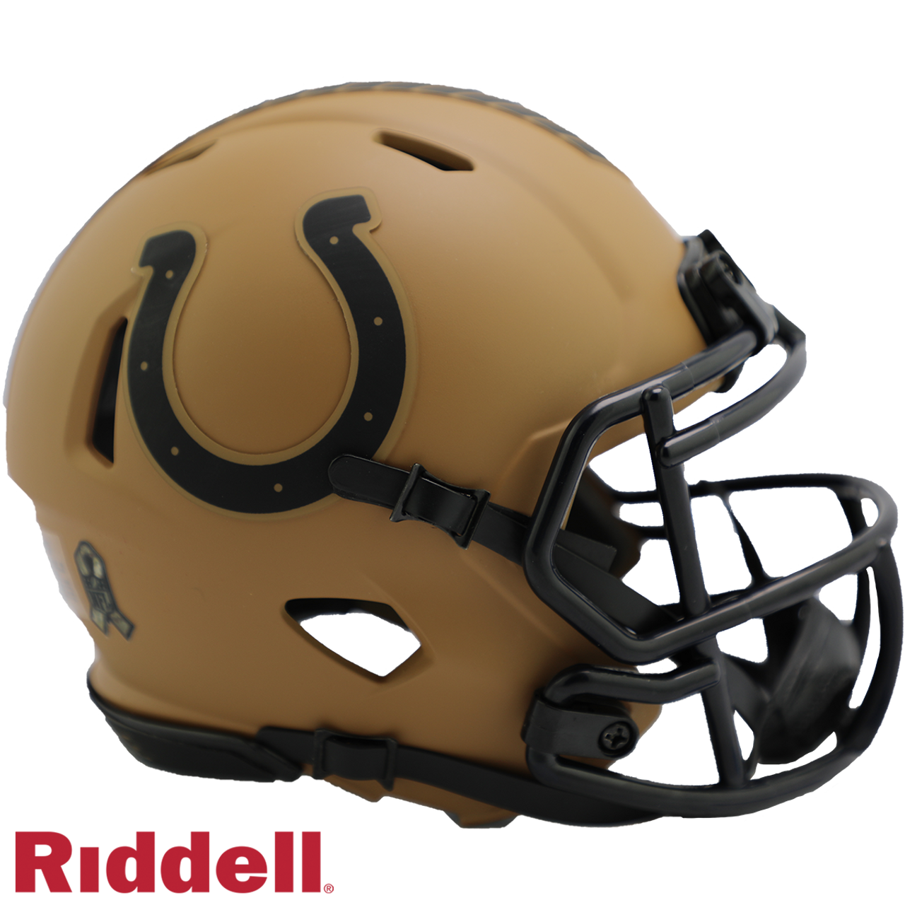 Indianapolis Colts Helmet Riddell Replica Mini Speed Style Salute To Service 2023