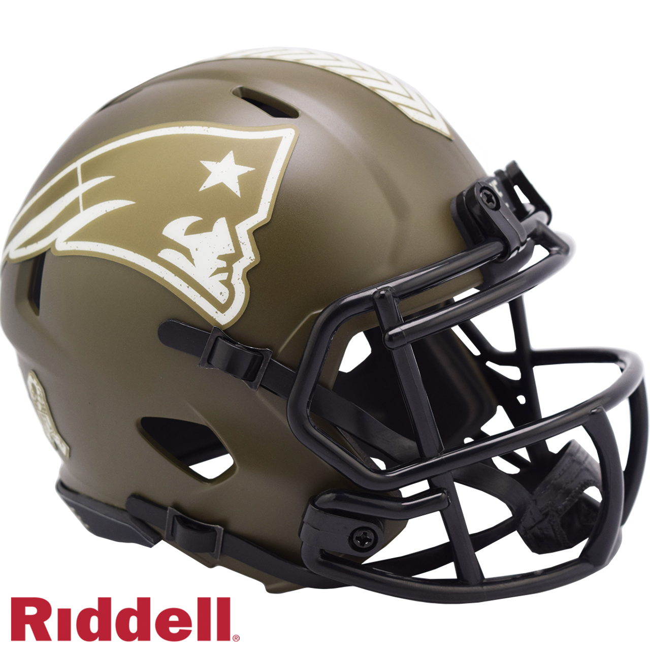 New England Patriots Helmet Riddell Replica Mini Speed Style Salute To Service