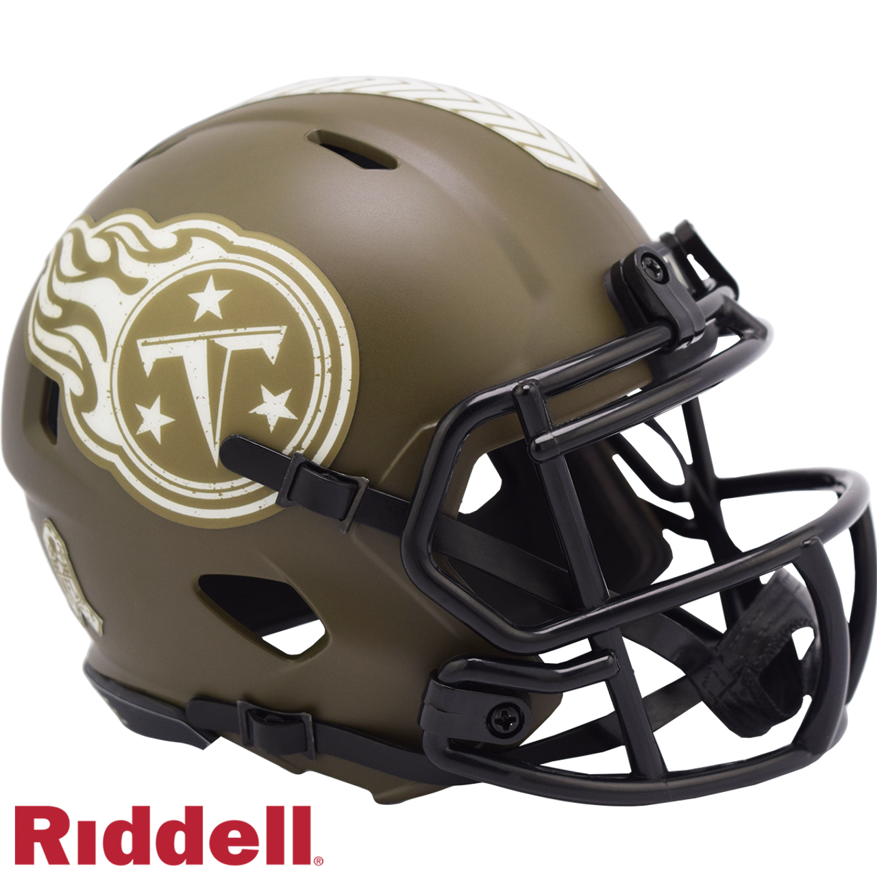 Tennessee Titans Helmet Riddell Replica Mini Speed Style Salute To Service