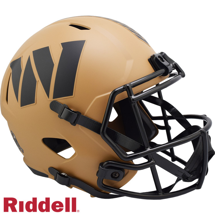 Washington Commanders Helmet Riddell Replica Full Size Speed Style Salute To Service 2023