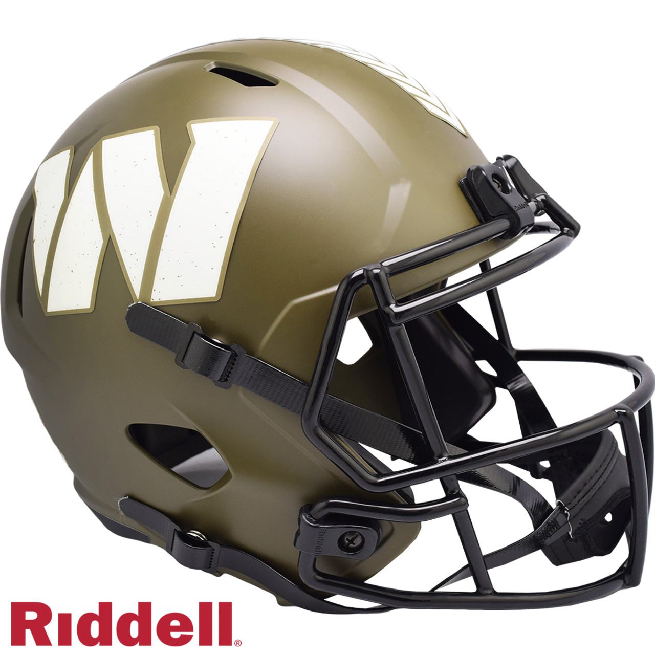 Washington Commanders Helmet Riddell Replica Full Size Speed Style Salute To Service