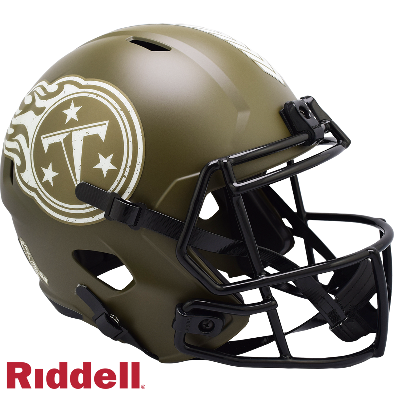 Tennessee Titans Helmet Riddell Replica Full Size Speed Style Salute To Service