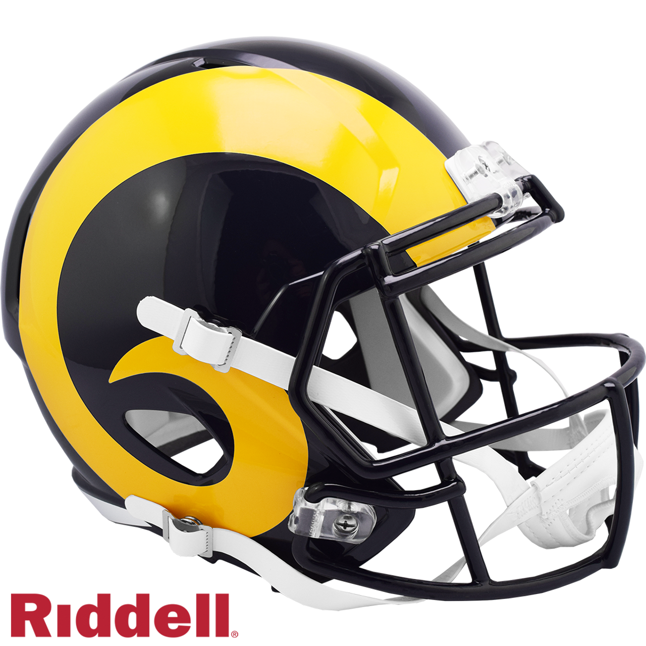 Los Angeles Rams Helmet Riddell Replica Full Size Speed Style 1981-1999 T/B