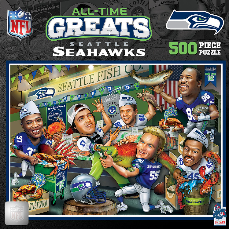 Seattle Seahawks Puzzle 500 Piece All-Time Greats