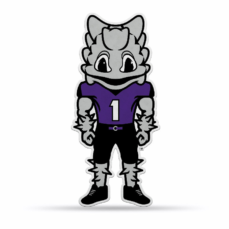 TCU Horned Frogs Pennant Shape Cut Mascot Design