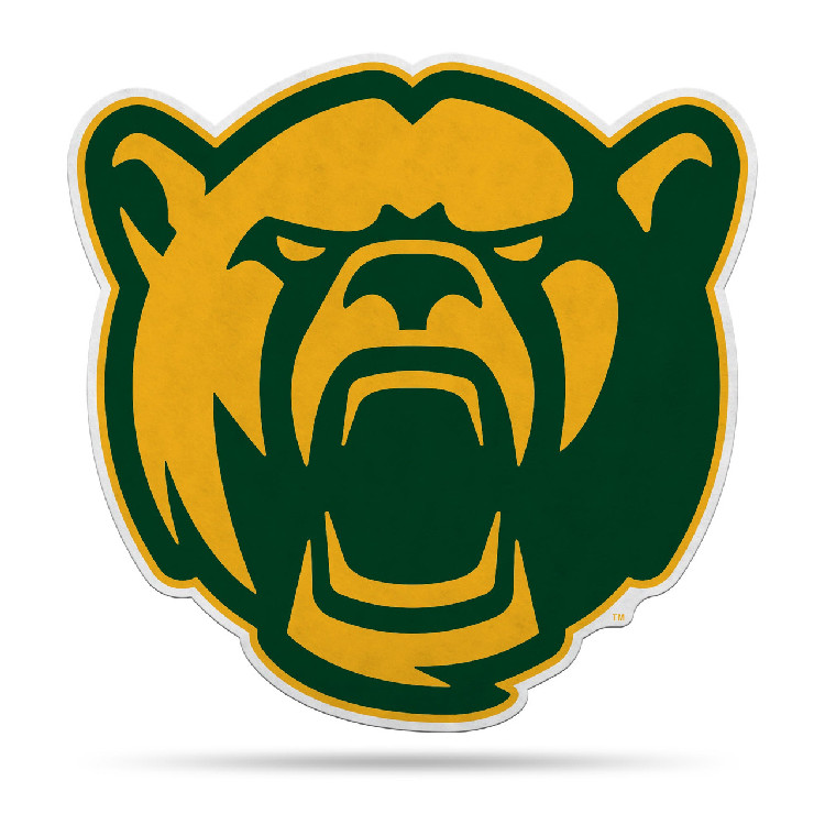 Baylor Bears Pennant Shape Cut Mascot Design