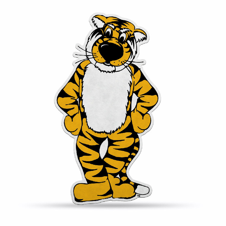 Missouri Tigers Pennant Shape Cut Mascot Design