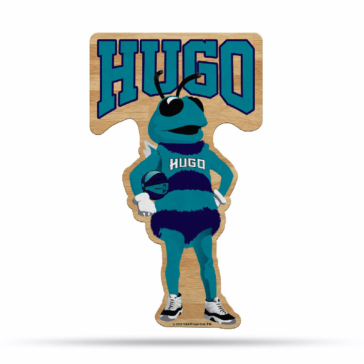 Charlotte Hornets Pennant Shape Cut Mascot Design