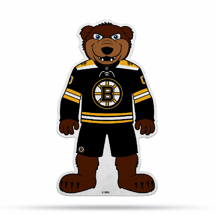 Boston Bruins Pennant Shape Cut Mascot Design