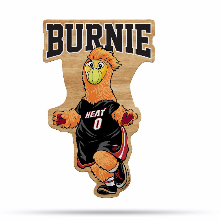 Miami Heat Pennant Shape Cut Mascot Design