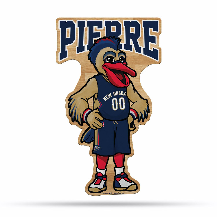 New Orleans Pelicans Pennant Shape Cut Mascot Design