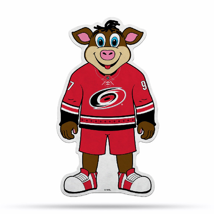 Carolina Hurricanes Pennant Shape Cut Mascot Design